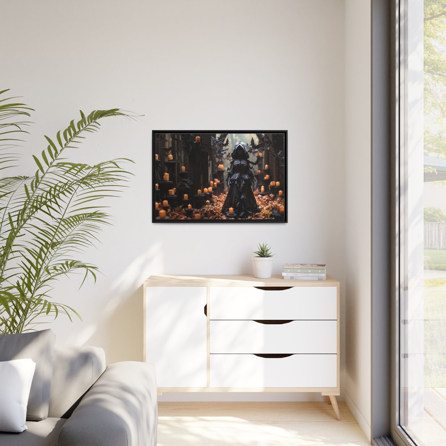 Halloween 2024 Series Print #5 - Black Framed Canvas Print