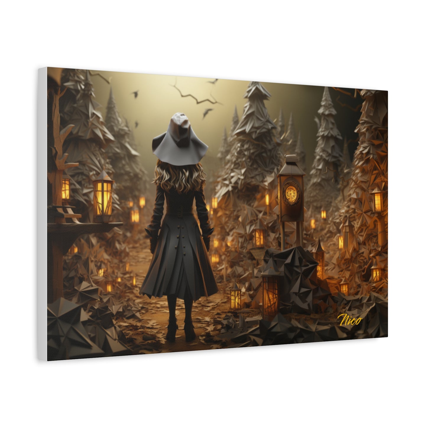 Halloween 2024 Series Print #3 - Streched Matte Canvas Print, 1.25" Thick