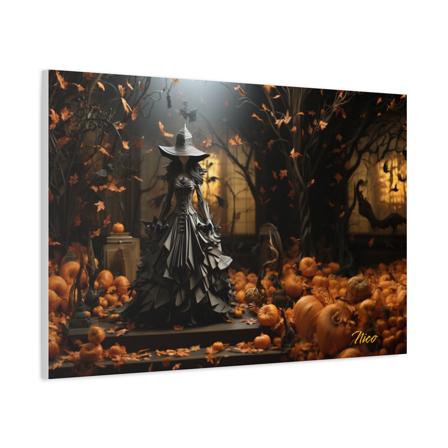 Halloween 2024 Series Print #10 - Streched Matte Canvas Print, 1.25" Thick