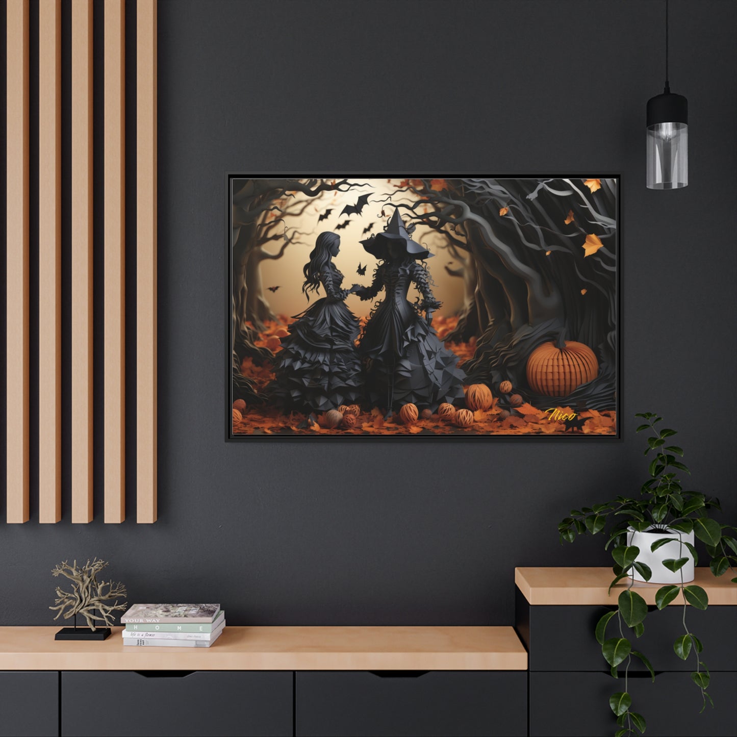 Halloween 2024 Series Print #9 - Black Framed Canvas Print