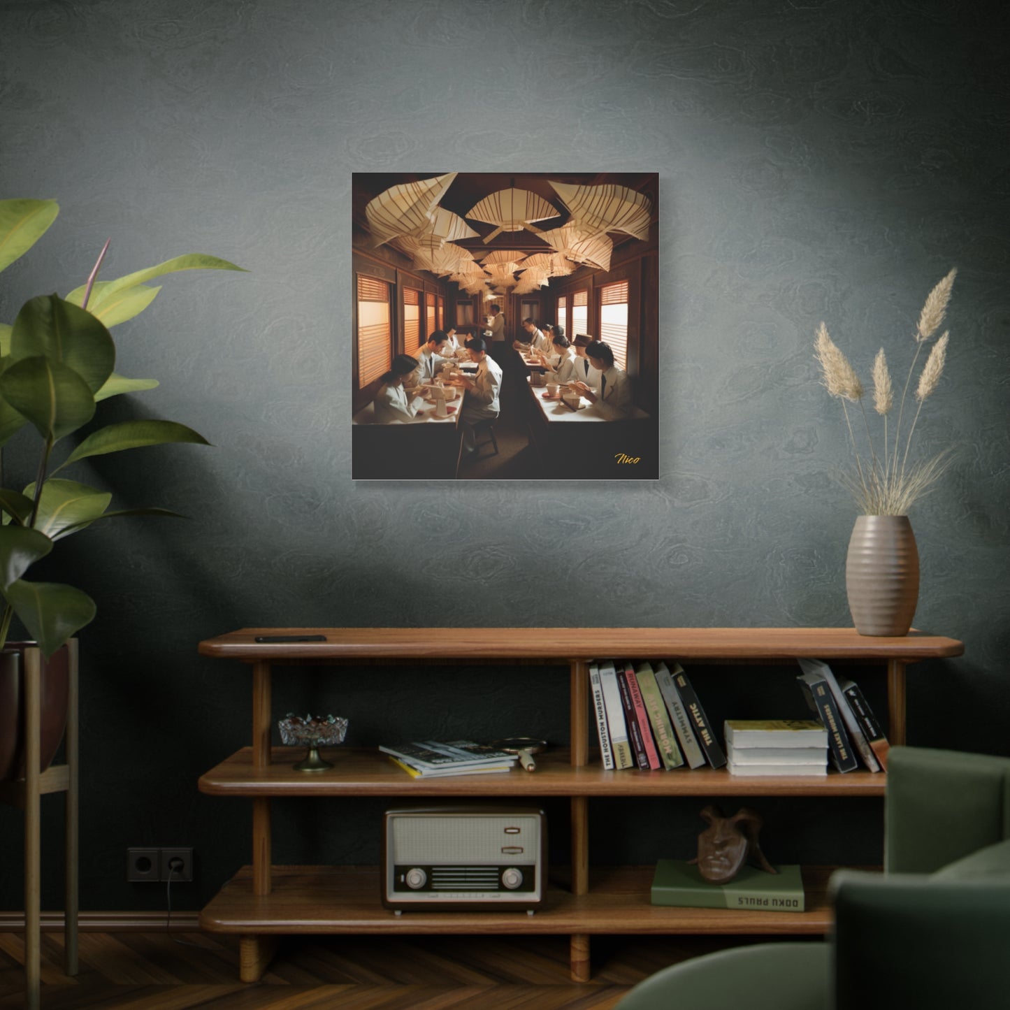 Orient Express Series Print #4 - Streched Matte Canvas Print, 1.25" Thick
