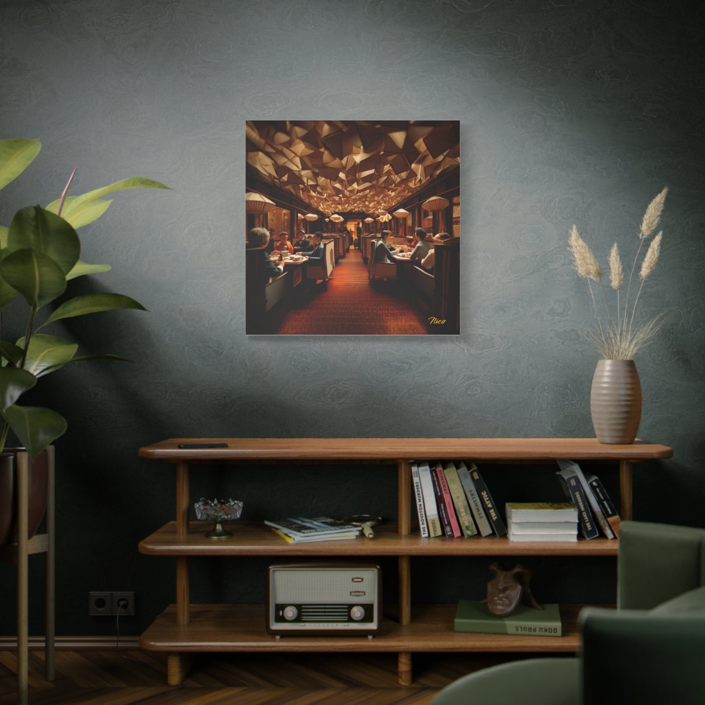 Orient Express Series Print #2 - Streched Matte Canvas Print, 1.25" Thick