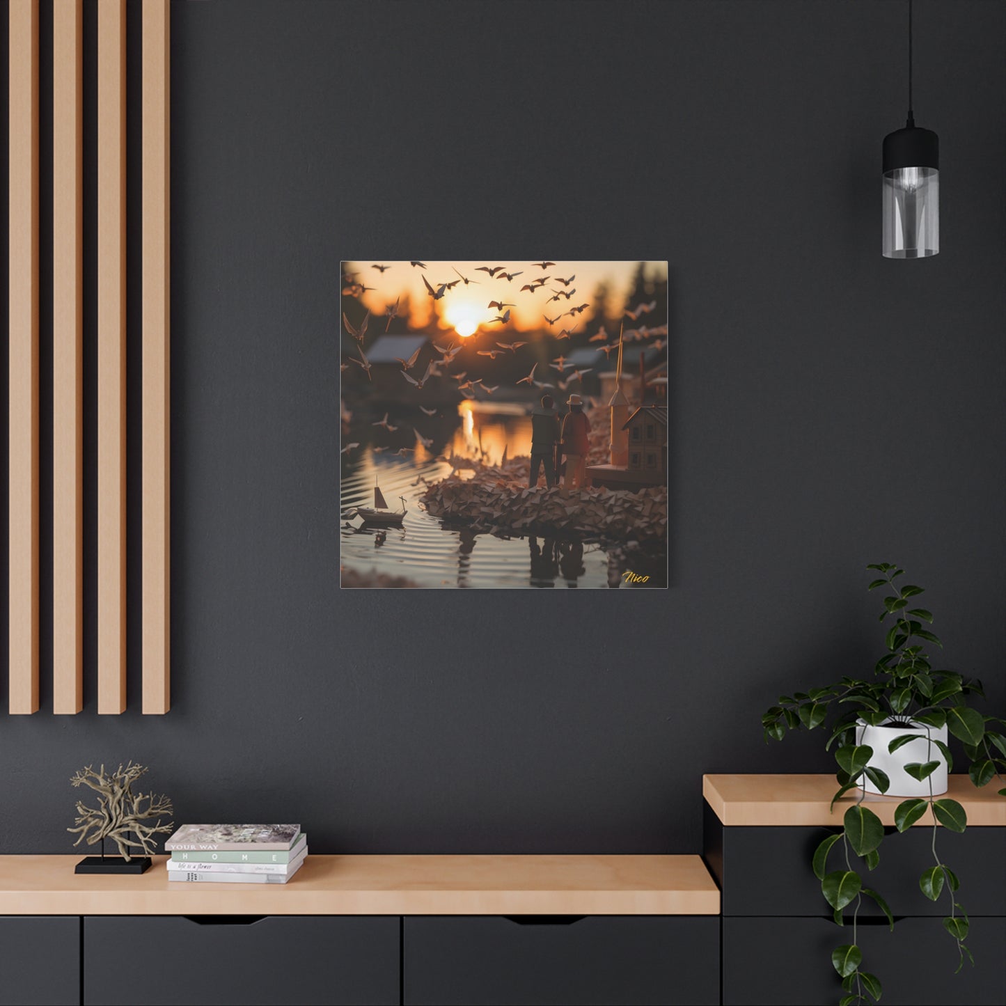 On The Docks By The Bay Series Print #10 - Streched Matte Canvas Print, 1.25" Thick