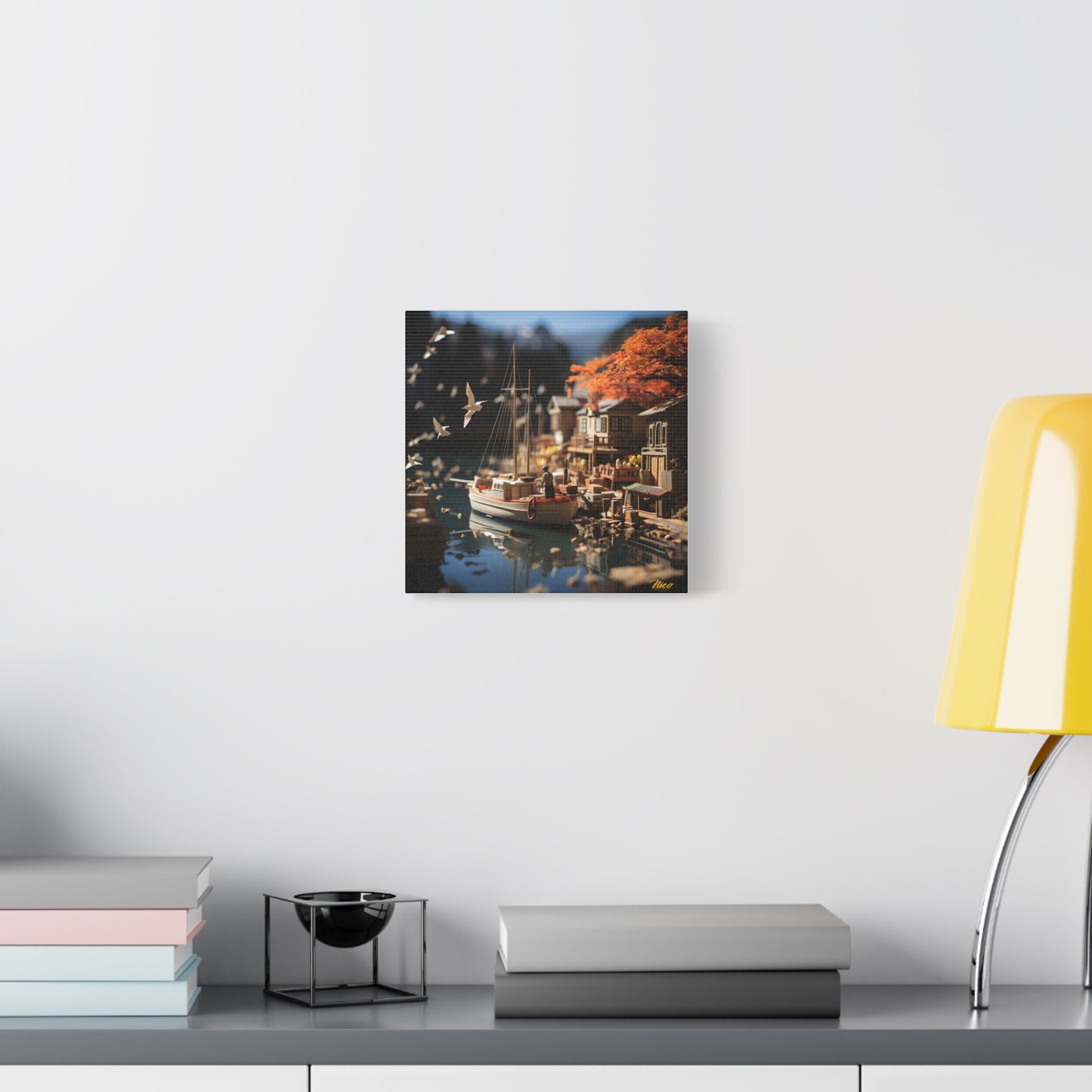 On The Docks By The Bay Series Print #1 - Streched Matte Canvas Print, 1.25" Thick