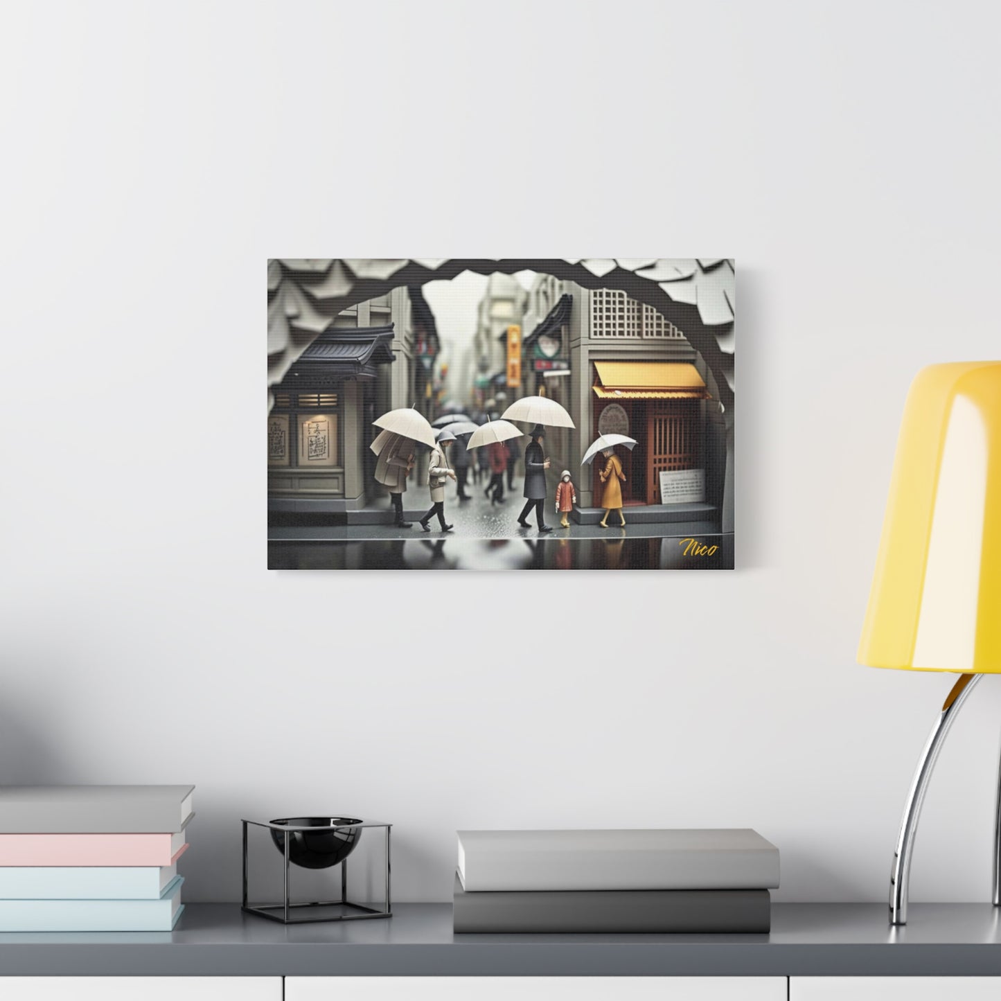 Rainy Days And Mondays Series Print #1 - Streched Matte Extended Canvas Print, 1.25" Thick