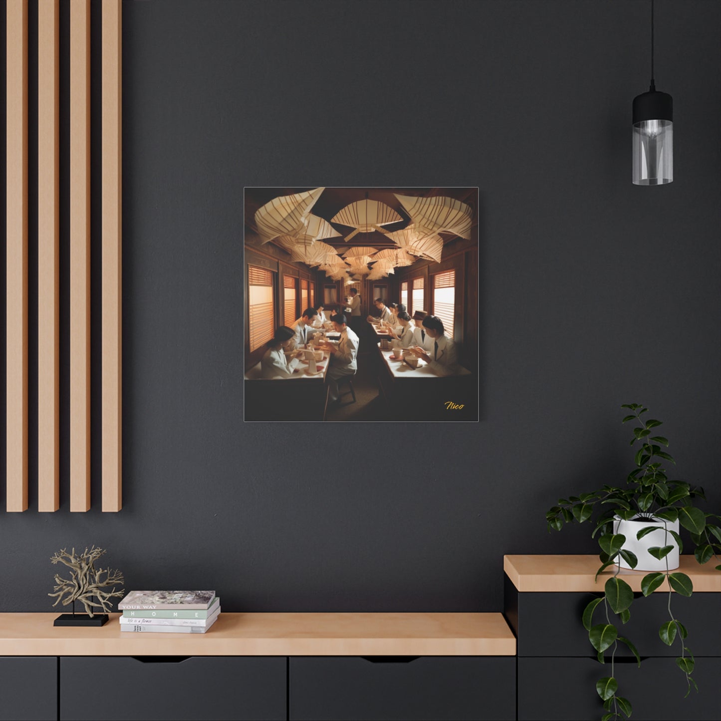 Orient Express Series Print #4 - Streched Matte Canvas Print, 1.25" Thick