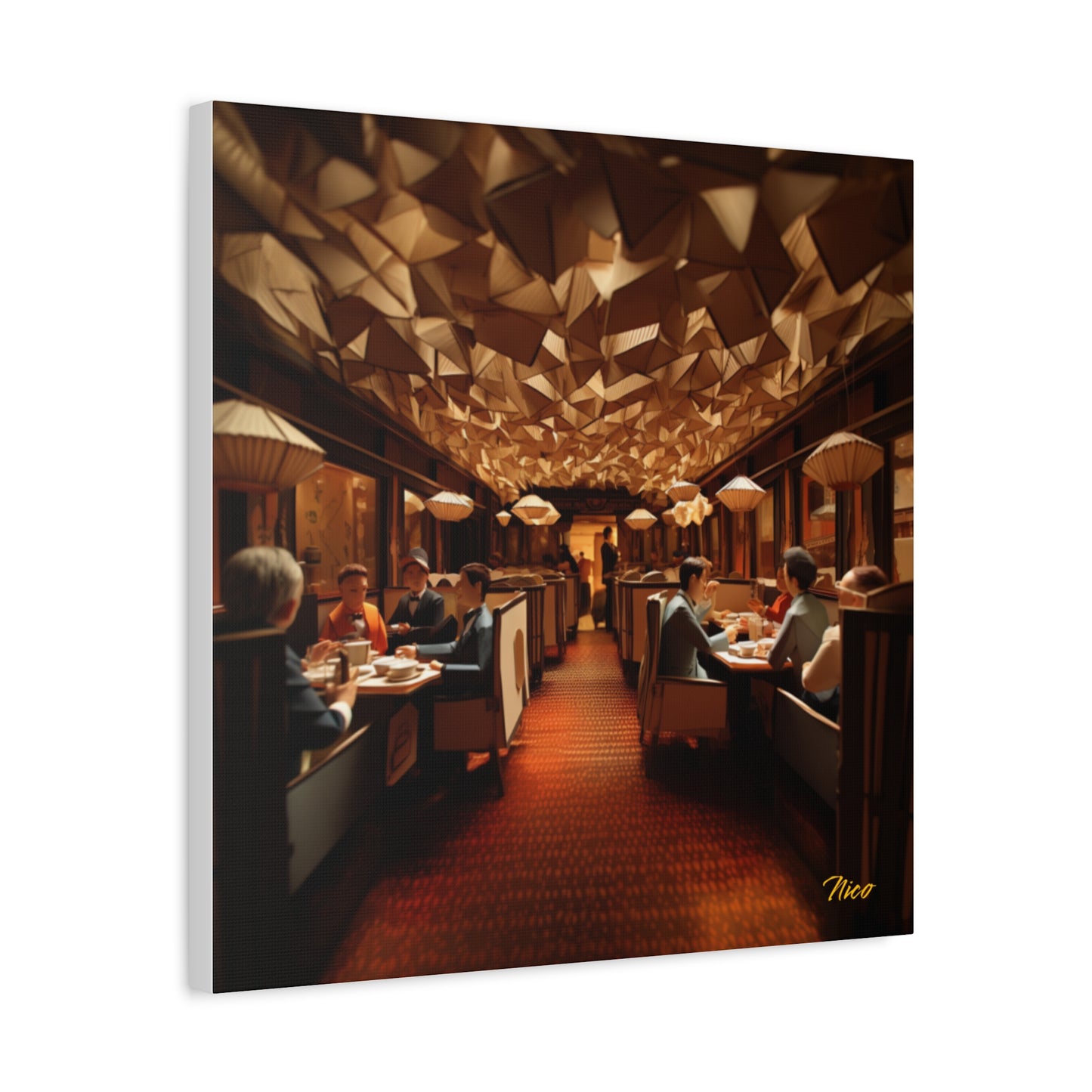 Orient Express Series Print #2 - Streched Matte Canvas Print, 1.25" Thick