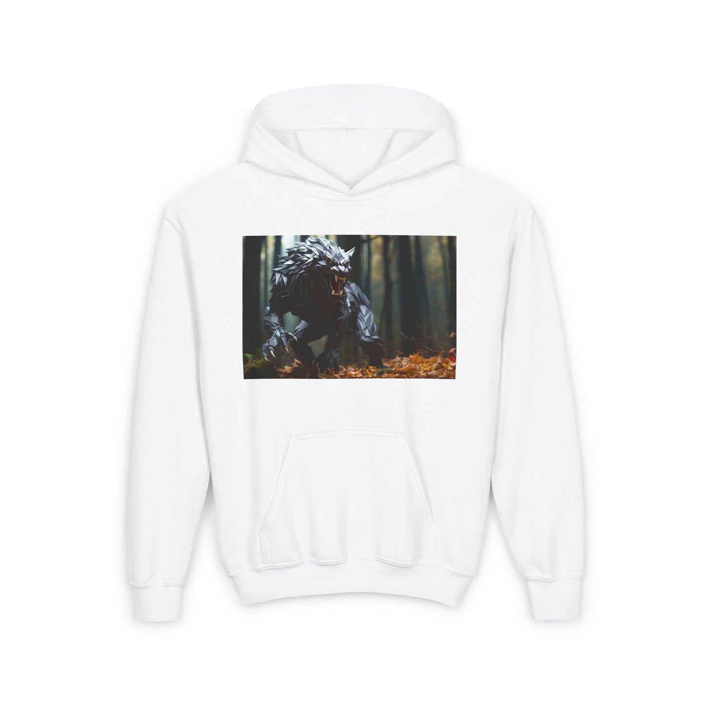 Halloween 2024 Series Print #6 Youth Heavy Blend Hooded Sweatshirt