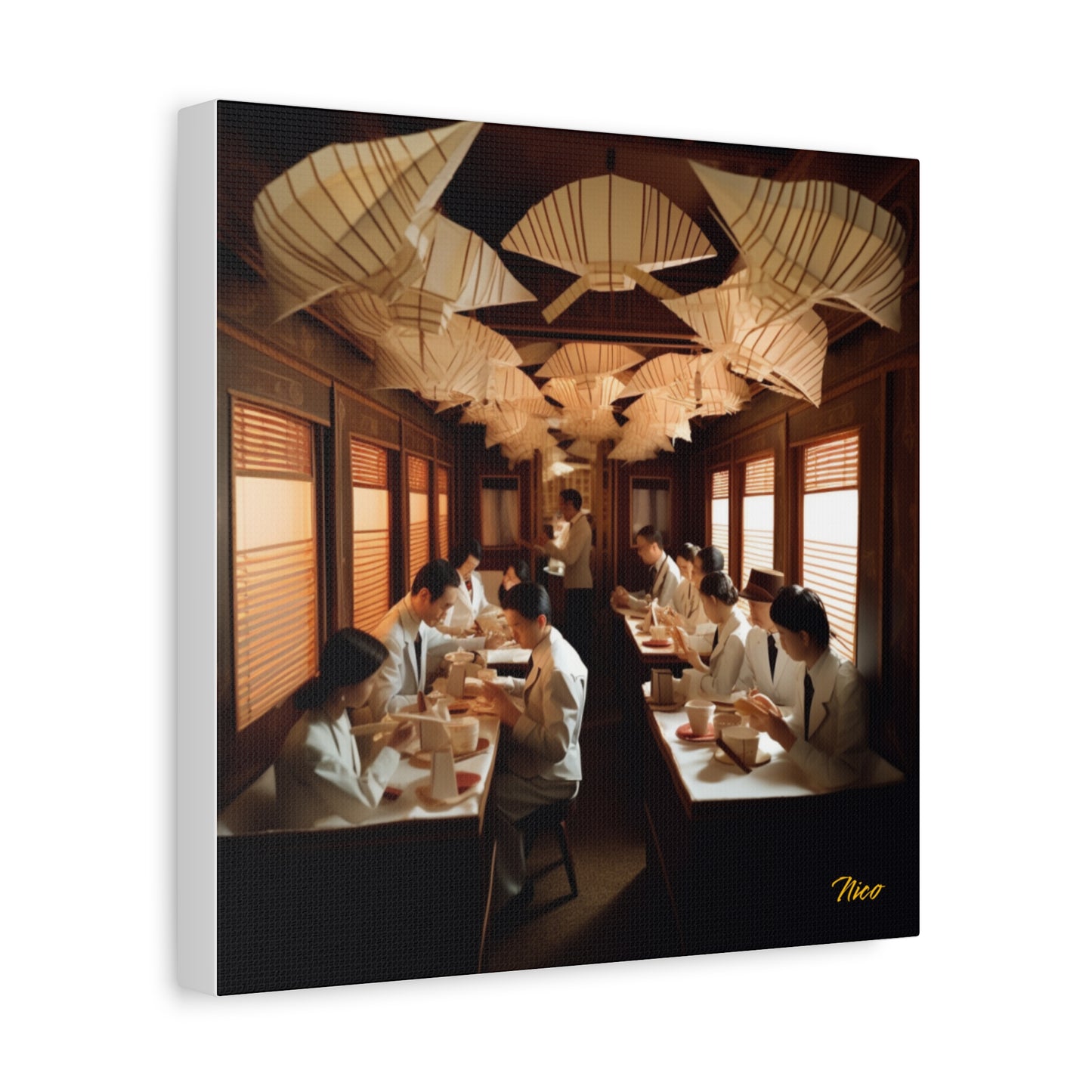 Orient Express Series Print #4 - Streched Matte Canvas Print, 1.25" Thick