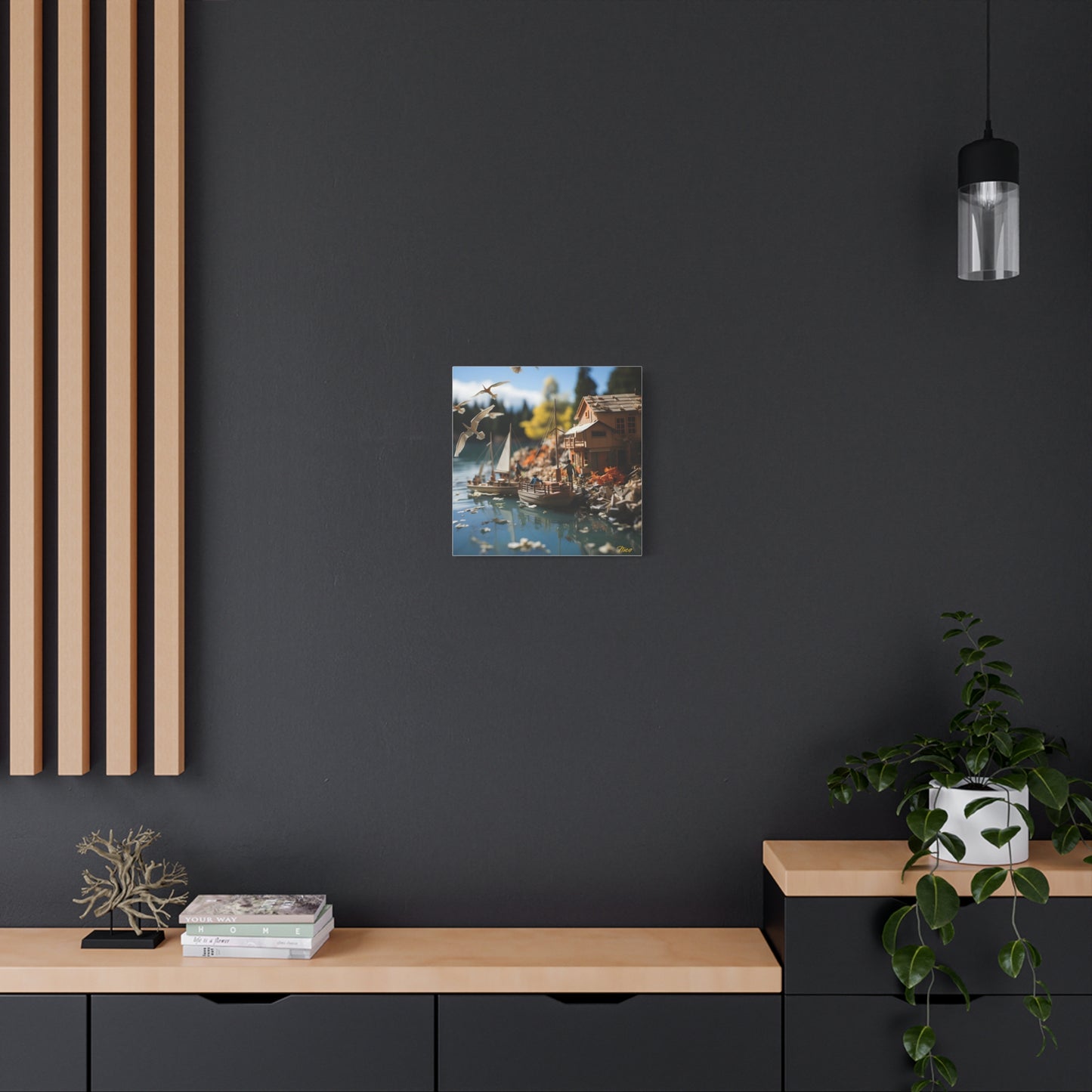On The Docks By The Bay Series Print #8 - Streched Matte Canvas Print, 1.25" Thick