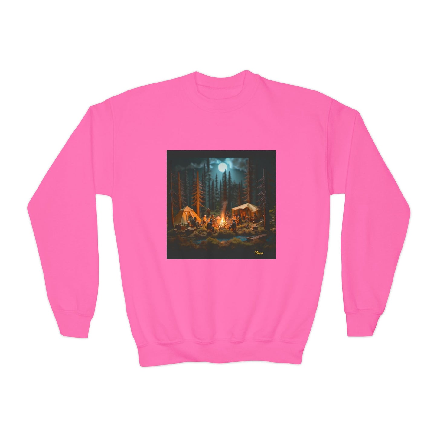 Under The Starry Skies Series Print #8 Youth Crewneck Sweatshirt