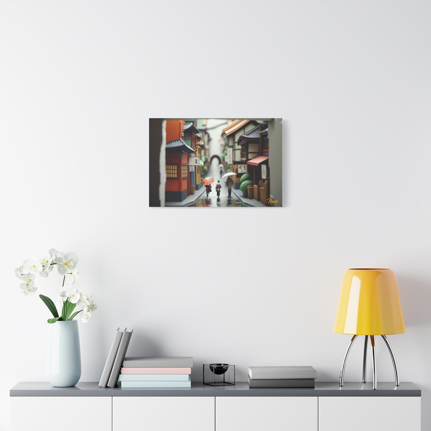 Rainy Days And Mondays Series Print #8 - Streched Matte Extended Canvas Print, 1.25" Thick