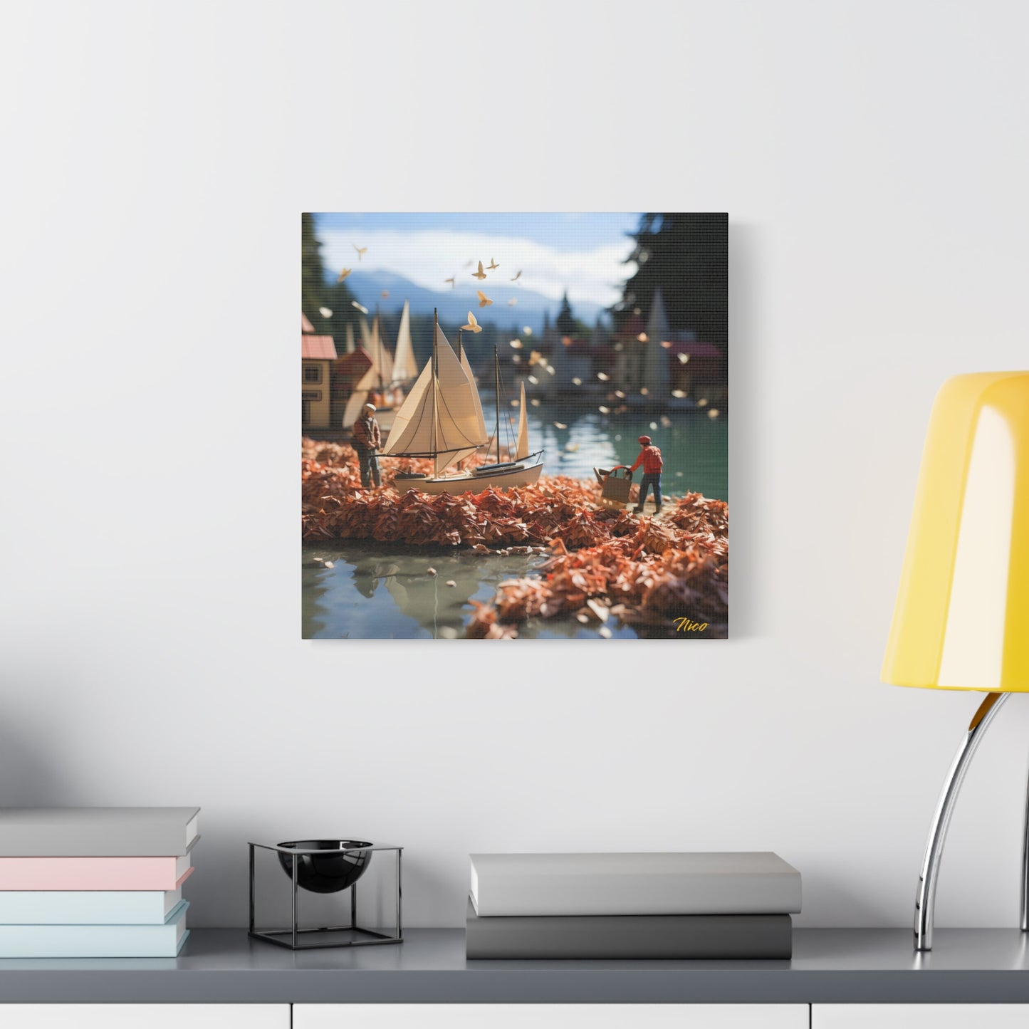 On The Docks By The Bay Series Print #5 - Streched Matte Canvas Print, 1.25" Thick