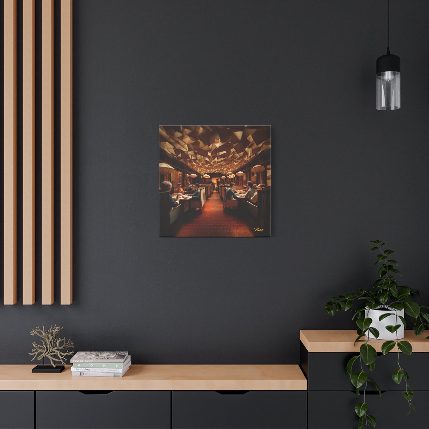 Orient Express Series Print #2 - Streched Matte Canvas Print, 1.25" Thick