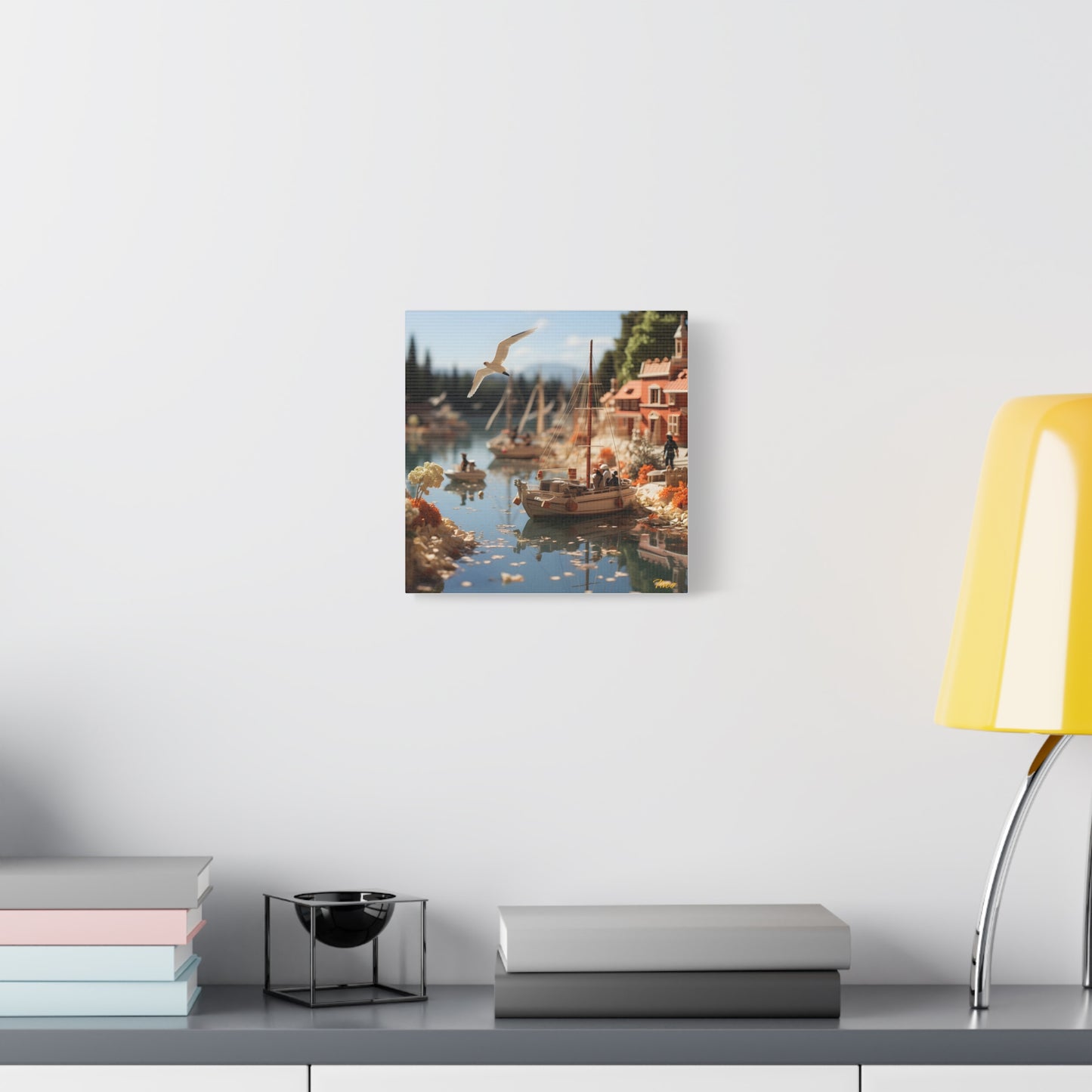 On The Docks By The Bay Series Print #6 - Streched Matte Canvas Print, 1.25" Thick