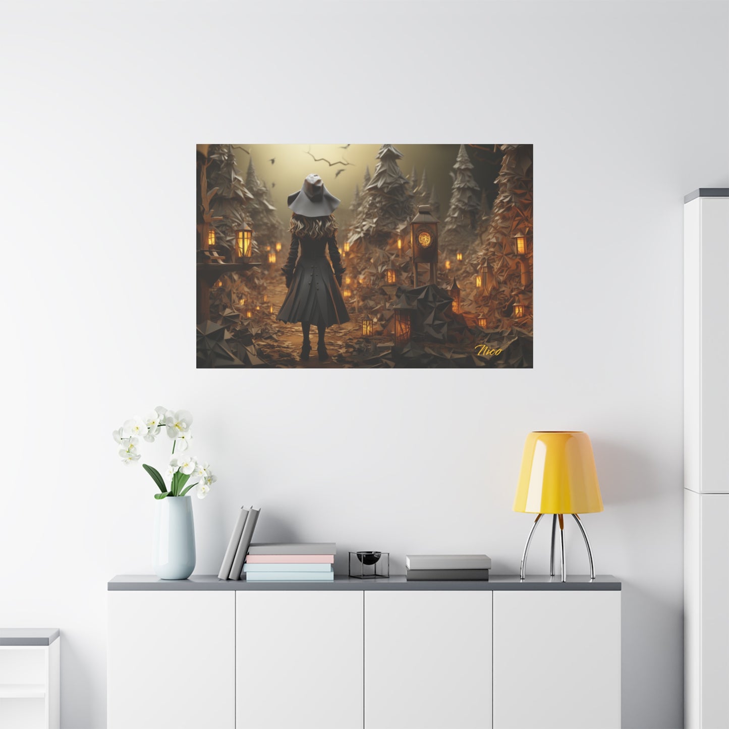 Halloween 2024 Series Print #3 - Streched Matte Canvas Print, 1.25" Thick