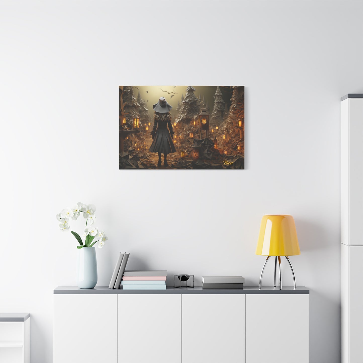 Halloween 2024 Series Print #3 - Streched Matte Canvas Print, 1.25" Thick