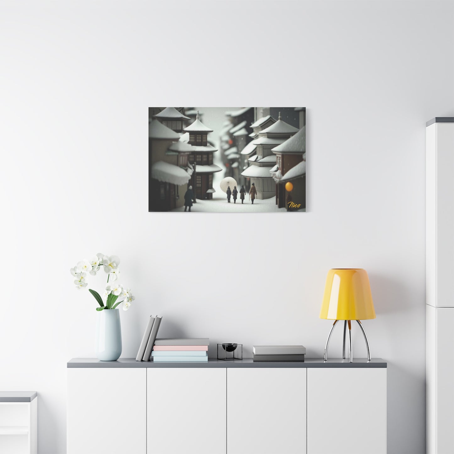 I Wish It Would Snow Series Print #3 - Streched Matte Extended Canvas Print, 1.25" Thick