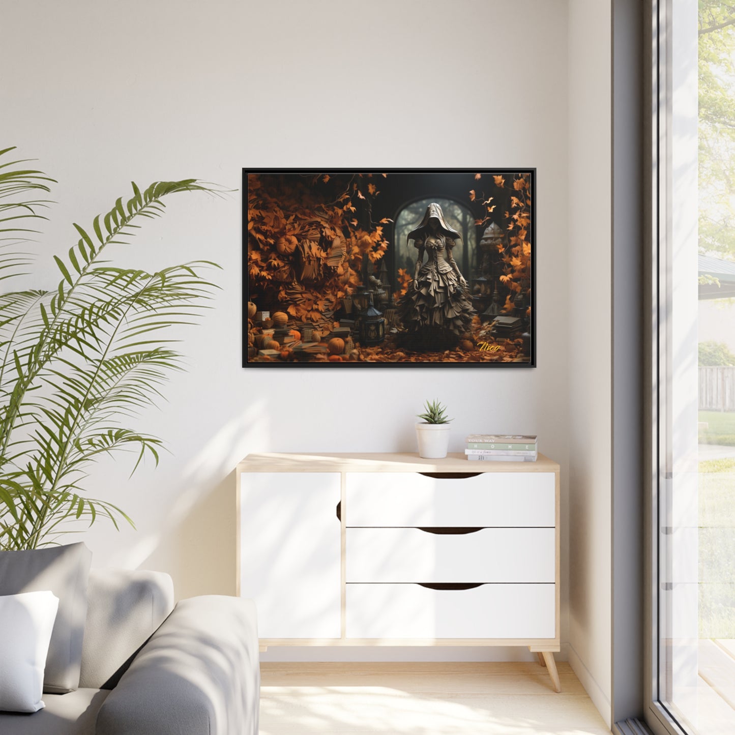 Halloween 2024 Series Print #7 - Black Framed Canvas Print
