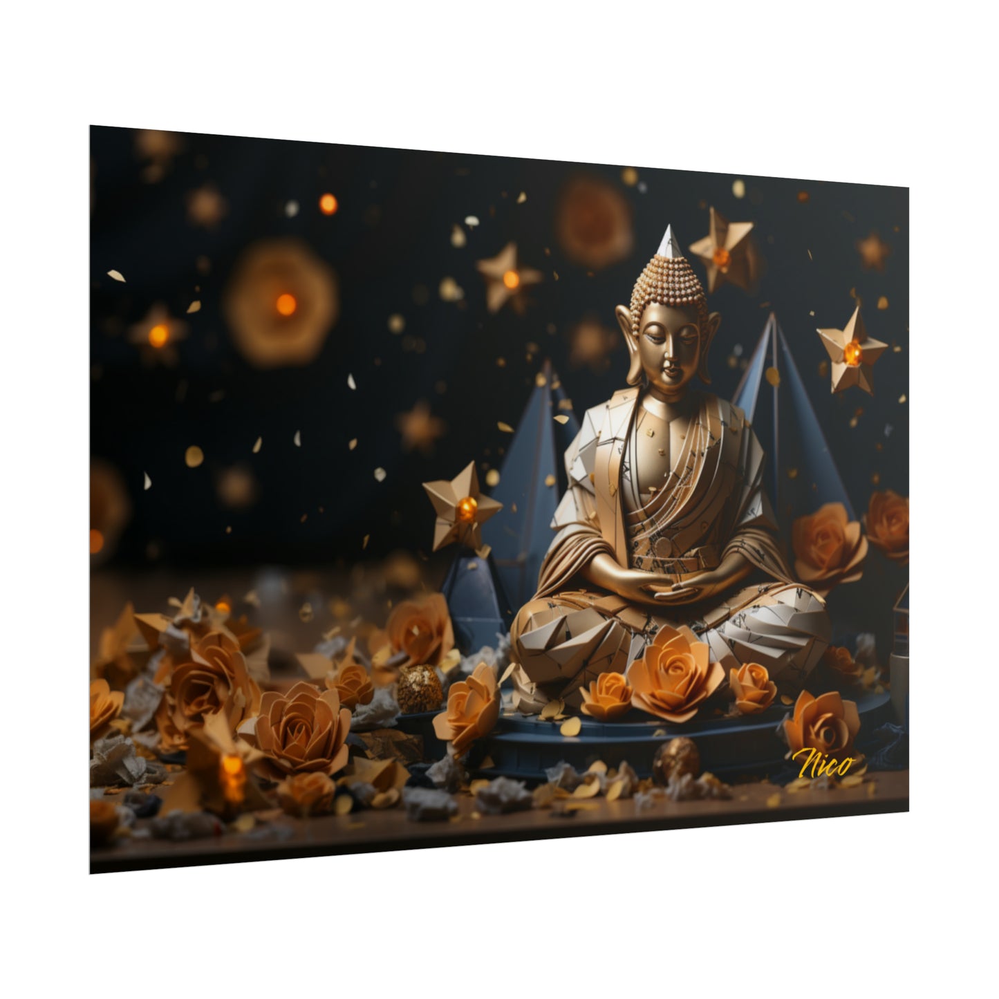 Ascending Buddha Series Print #5 - Fine Art, Matte or Semi-Gloss Print