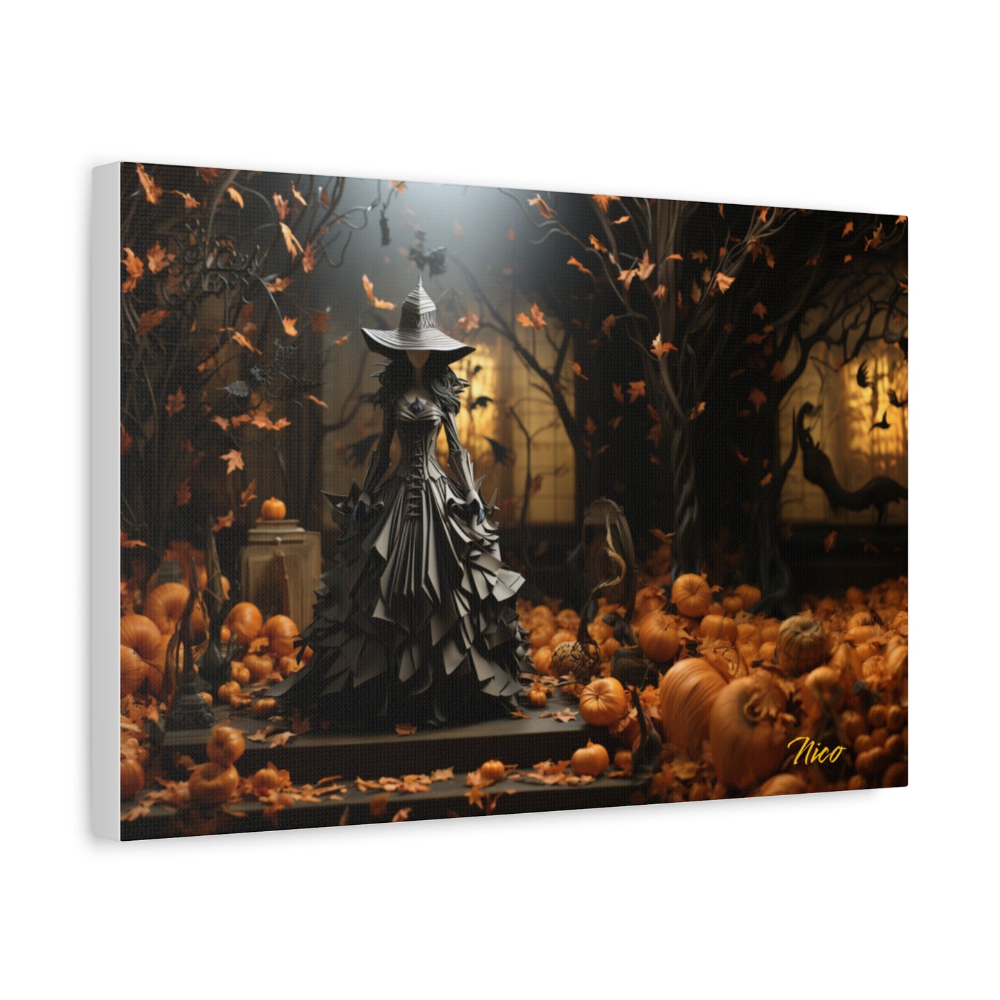 Halloween 2024 Series Print #10 - Streched Matte Canvas Print, 1.25" Thick