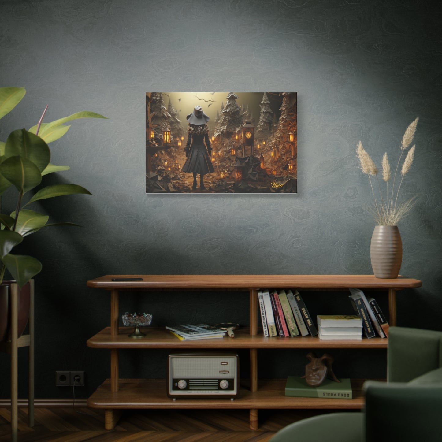 Halloween 2024 Series Print #3 - Streched Matte Canvas Print, 1.25" Thick