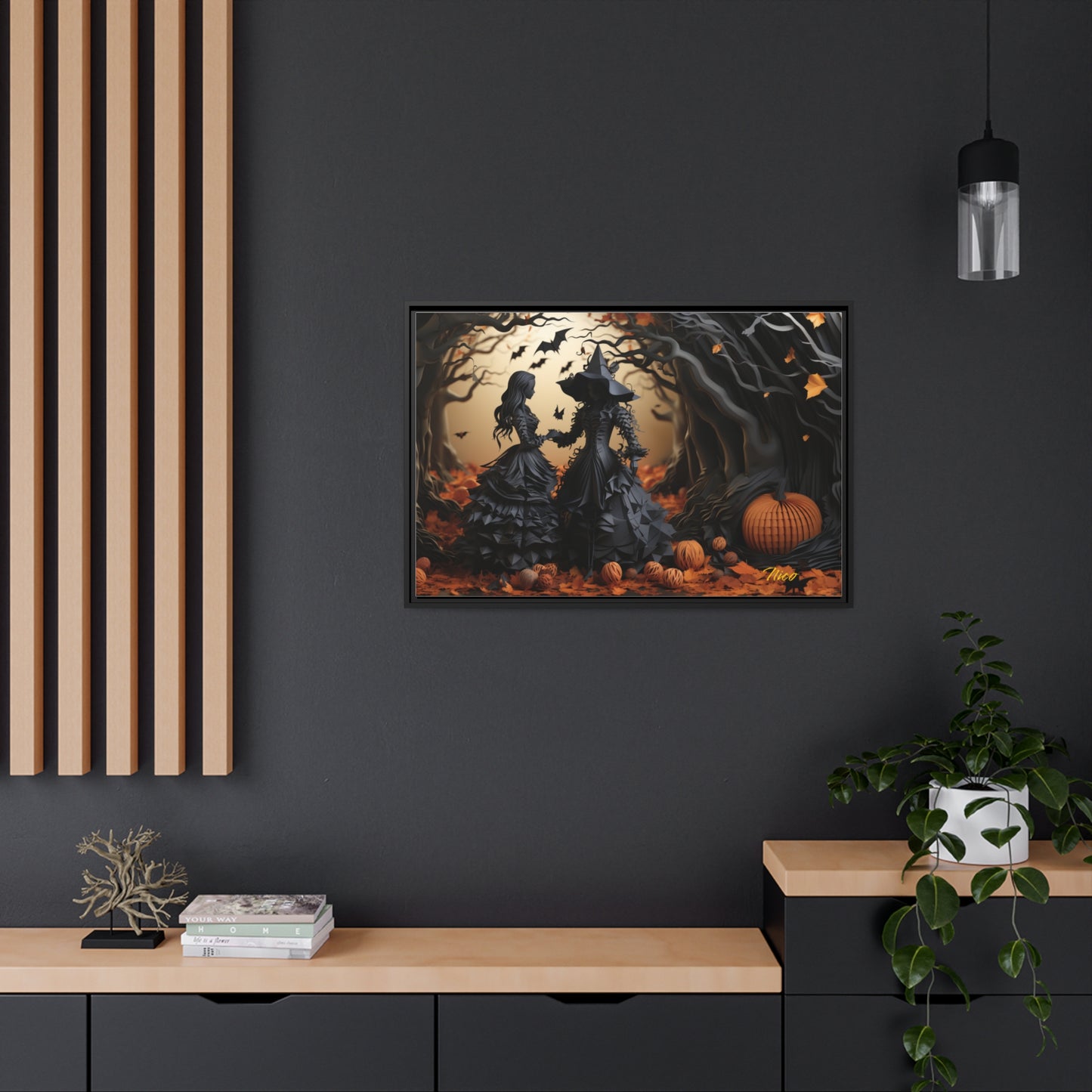 Halloween 2024 Series Print #9 - Black Framed Canvas Print
