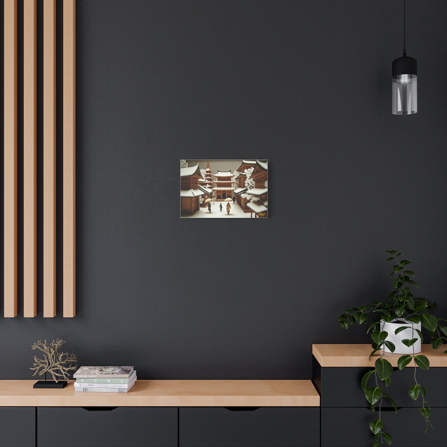I Wish It Would Snow Series Print #10 - Streched Matte Extended Canvas Print, 1.25" Thick