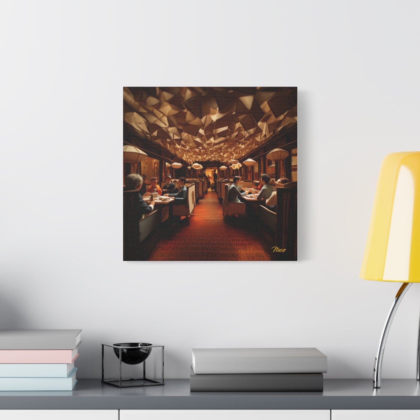 Orient Express Series Print #2 - Streched Matte Canvas Print, 1.25" Thick