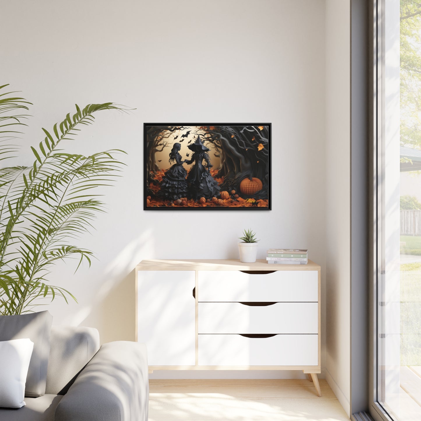 Halloween 2024 Series Print #9 - Black Framed Canvas Print