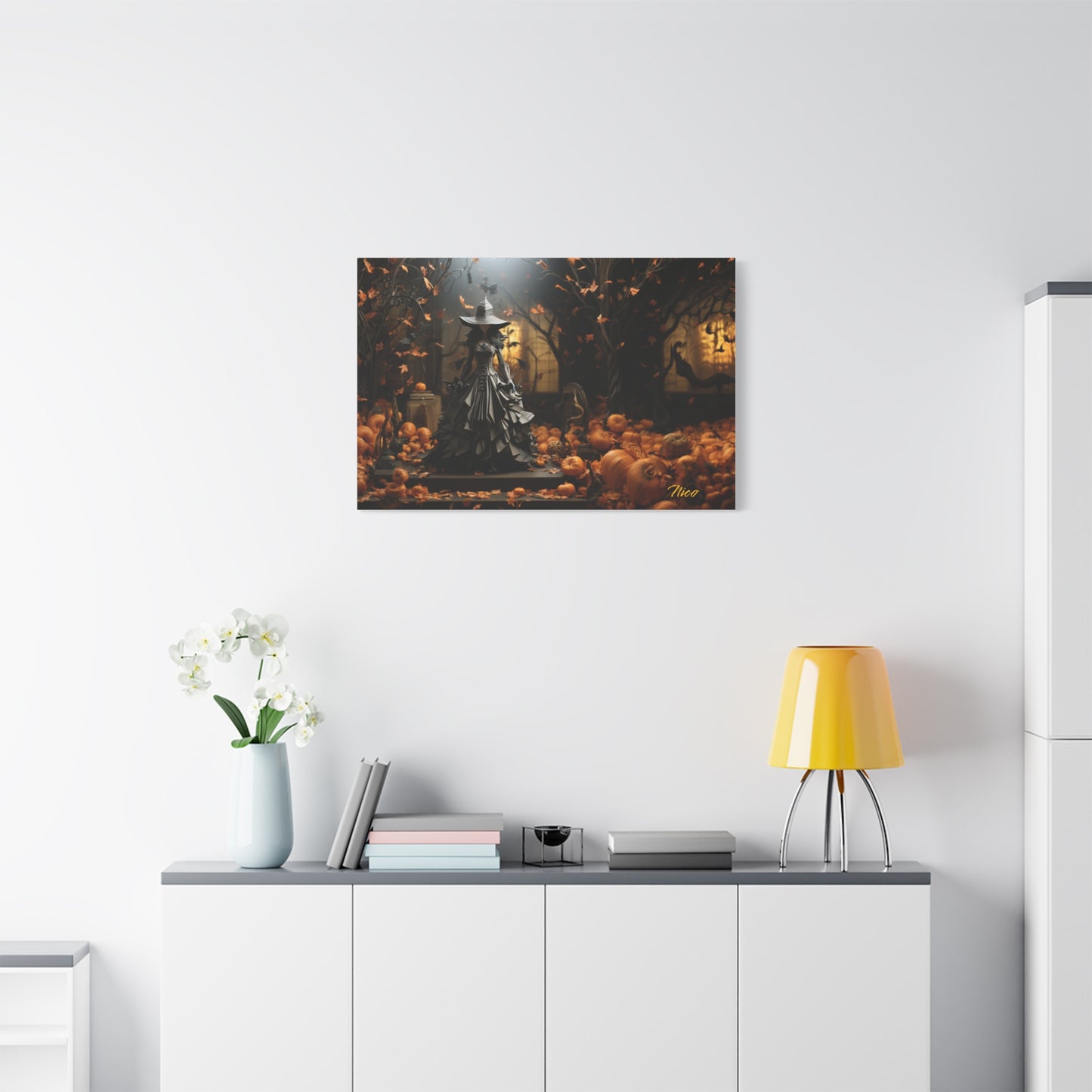 Halloween 2024 Series Print #10 - Streched Matte Canvas Print, 1.25" Thick