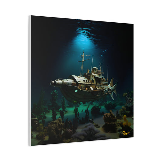 20,000 Leagues Under The Sea Series Print #7 - Streched Matte Canvas Print, 1.25" Thick