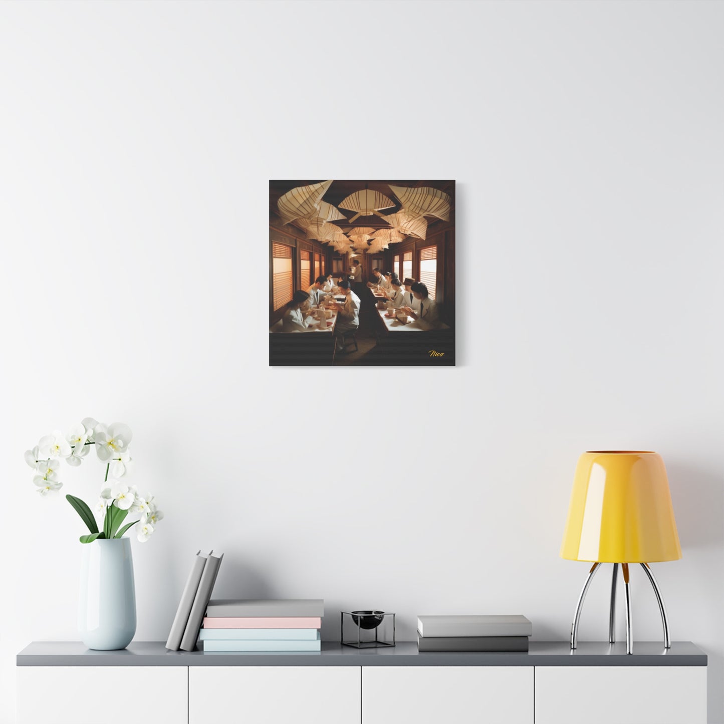 Orient Express Series Print #4 - Streched Matte Canvas Print, 1.25" Thick