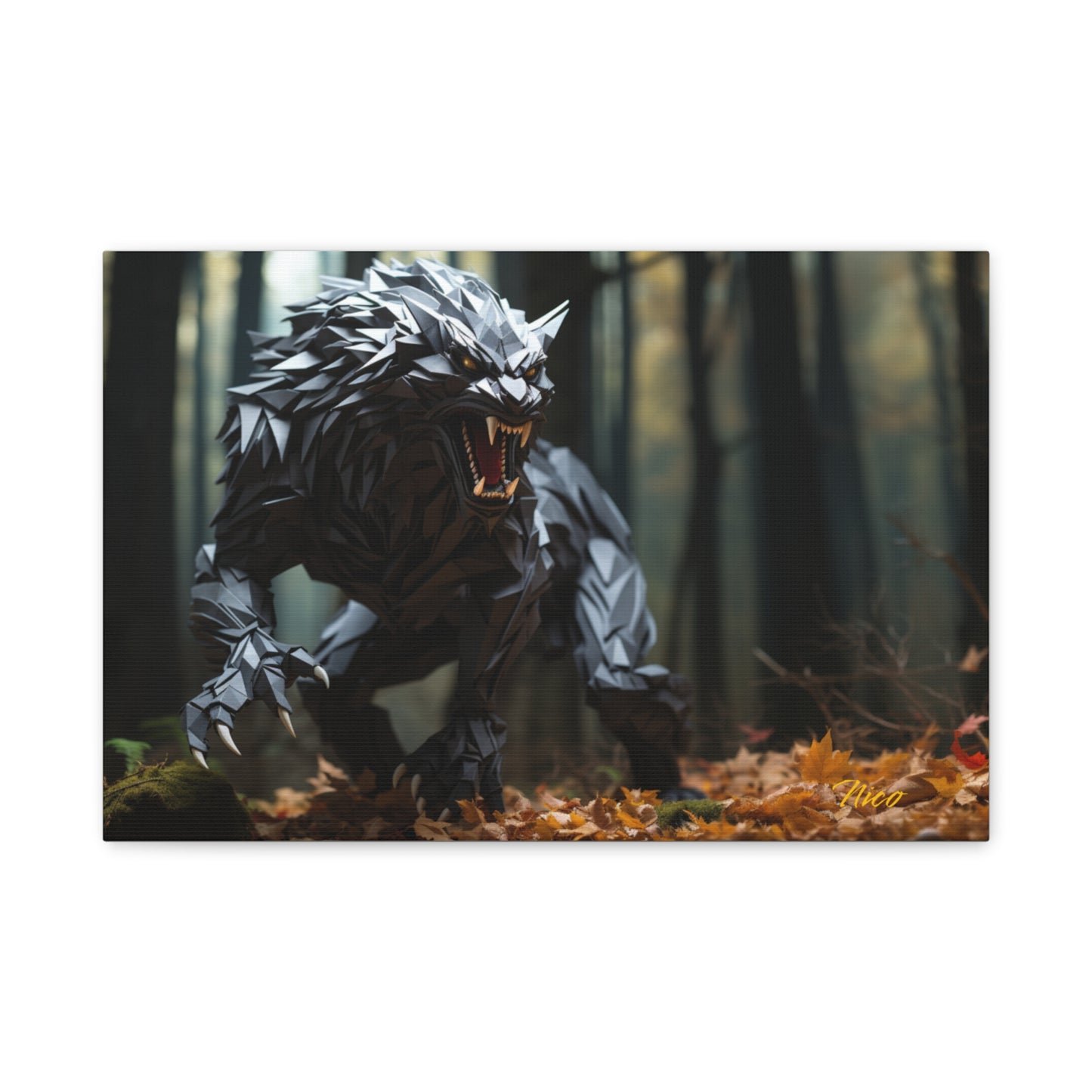 Halloween 2024 Series Print #6 - Streched Matte Canvas Print, 1.25" Thick