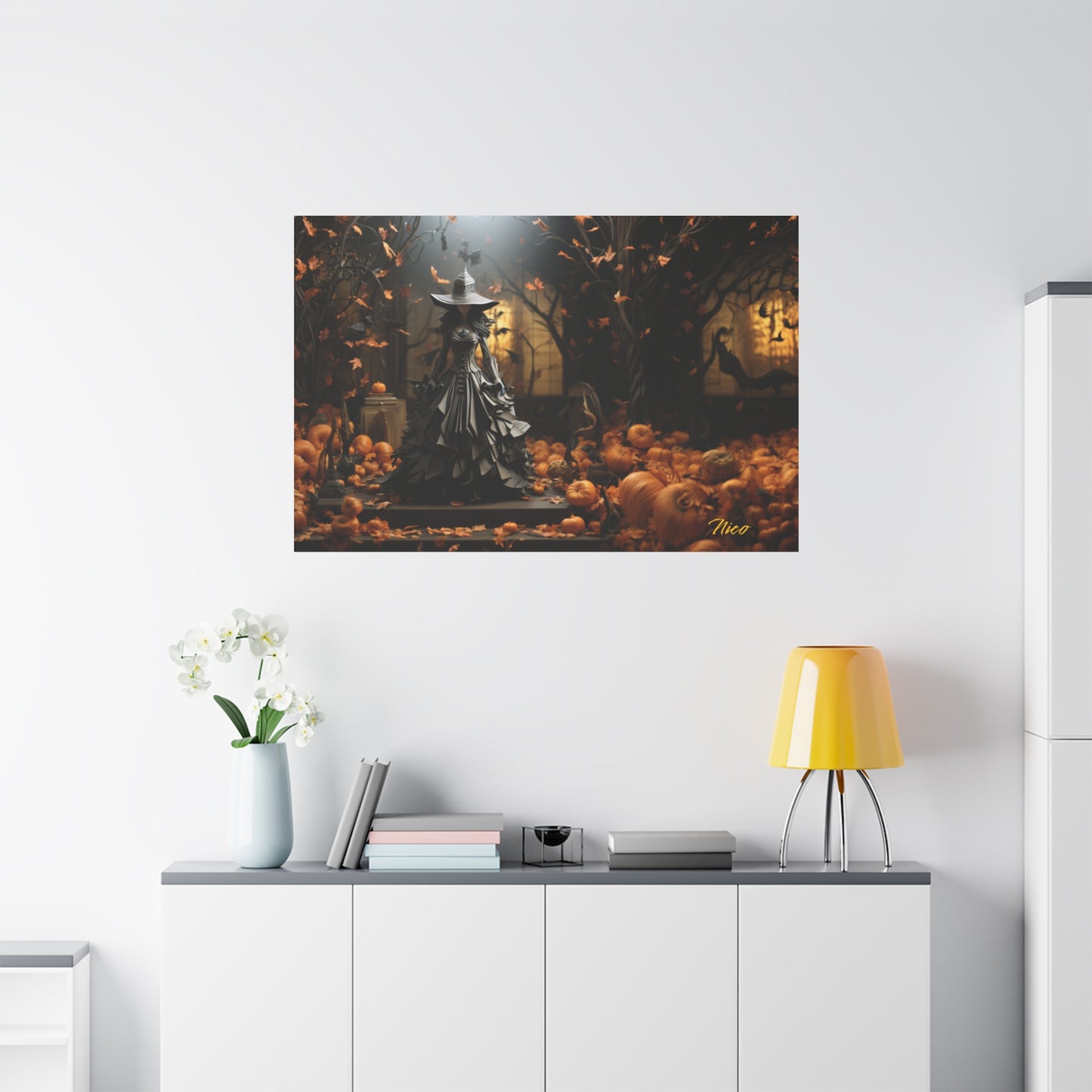 Halloween 2024 Series Print #10 - Streched Matte Canvas Print, 1.25" Thick