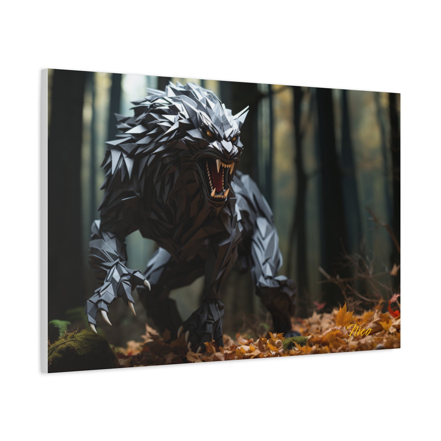 Halloween 2024 Series Print #6 - Streched Matte Canvas Print, 1.25" Thick