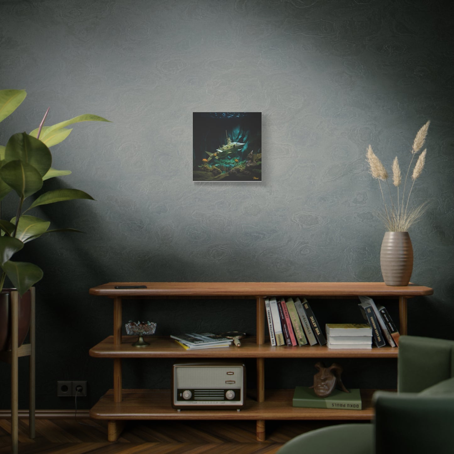 20,000 Leagues Under The Sea Series Print #8 - Streched Matte Canvas Print, 1.25" Thick