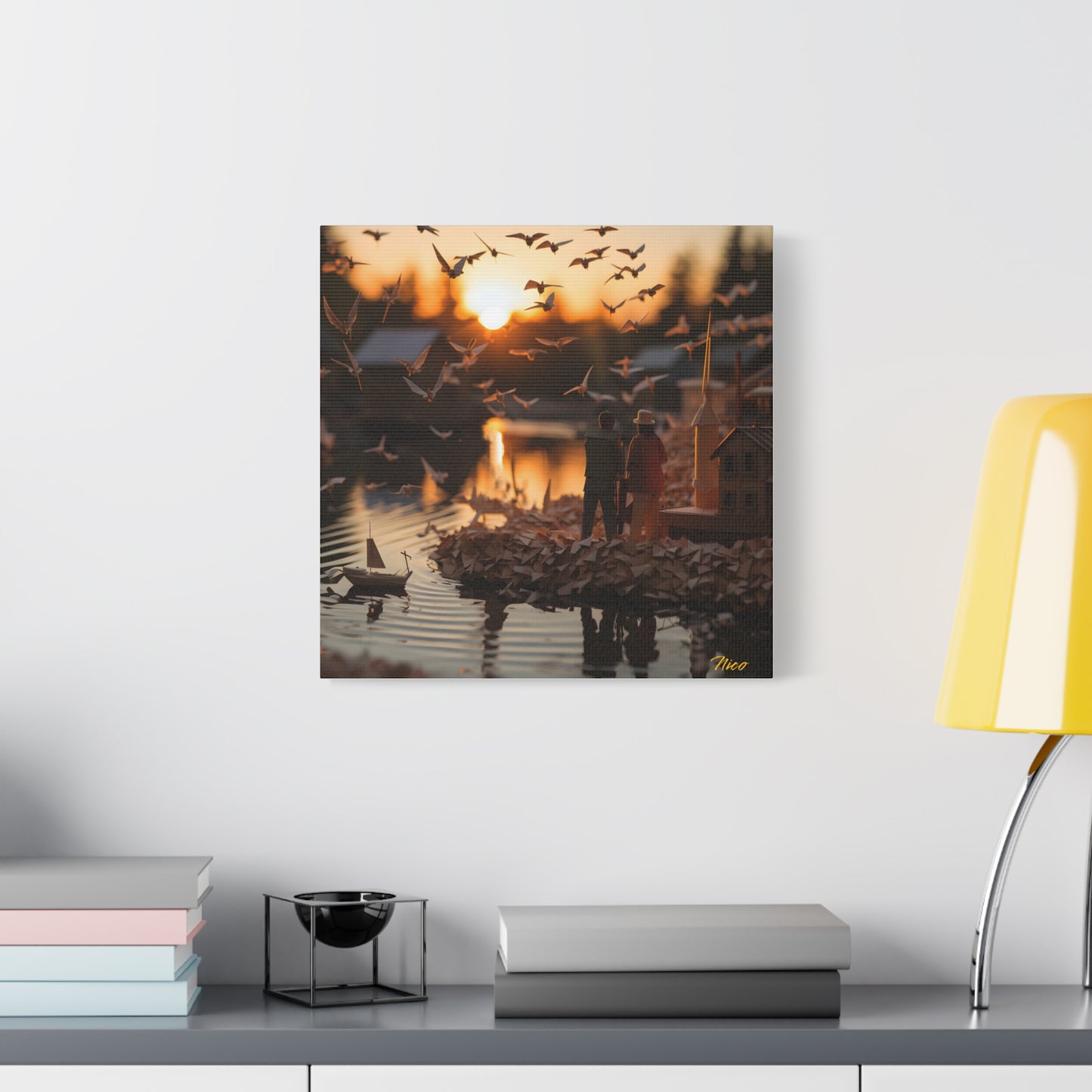 On The Docks By The Bay Series Print #10 - Streched Matte Canvas Print, 1.25" Thick