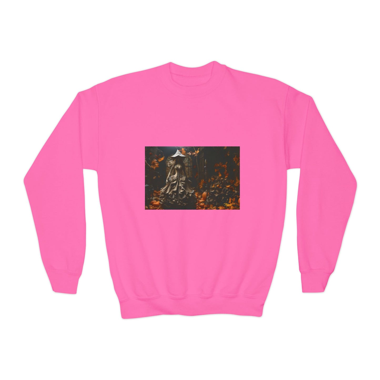 Halloween 2024 Series Print #1 Youth Crewneck Sweatshirt