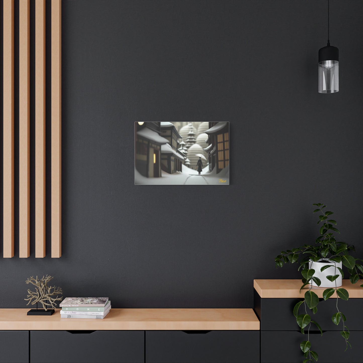 I Wish It Would Snow Series Print #4 - Streched Matte Extended Canvas Print, 1.25" Thick