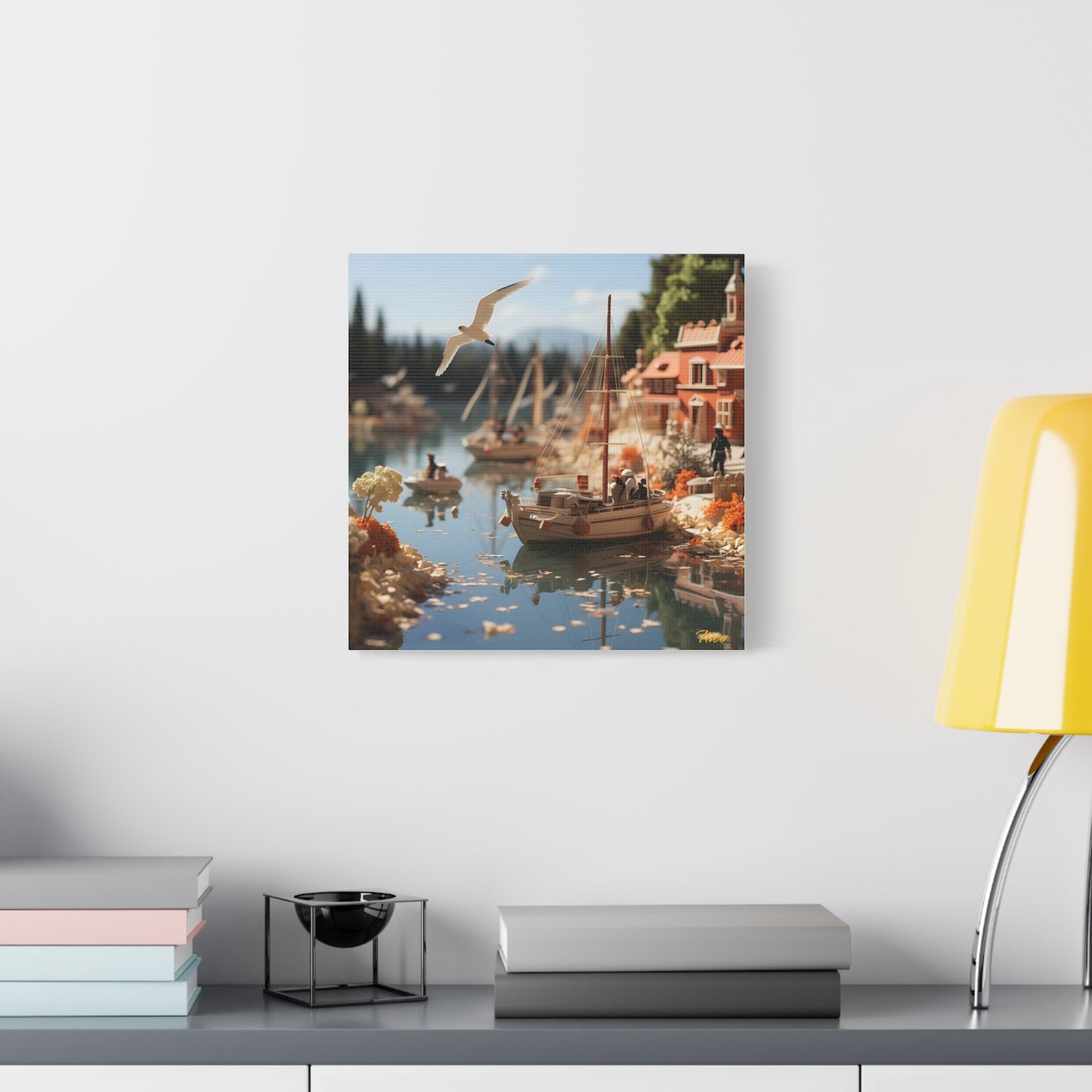 On The Docks By The Bay Series Print #6 - Streched Matte Canvas Print, 1.25" Thick