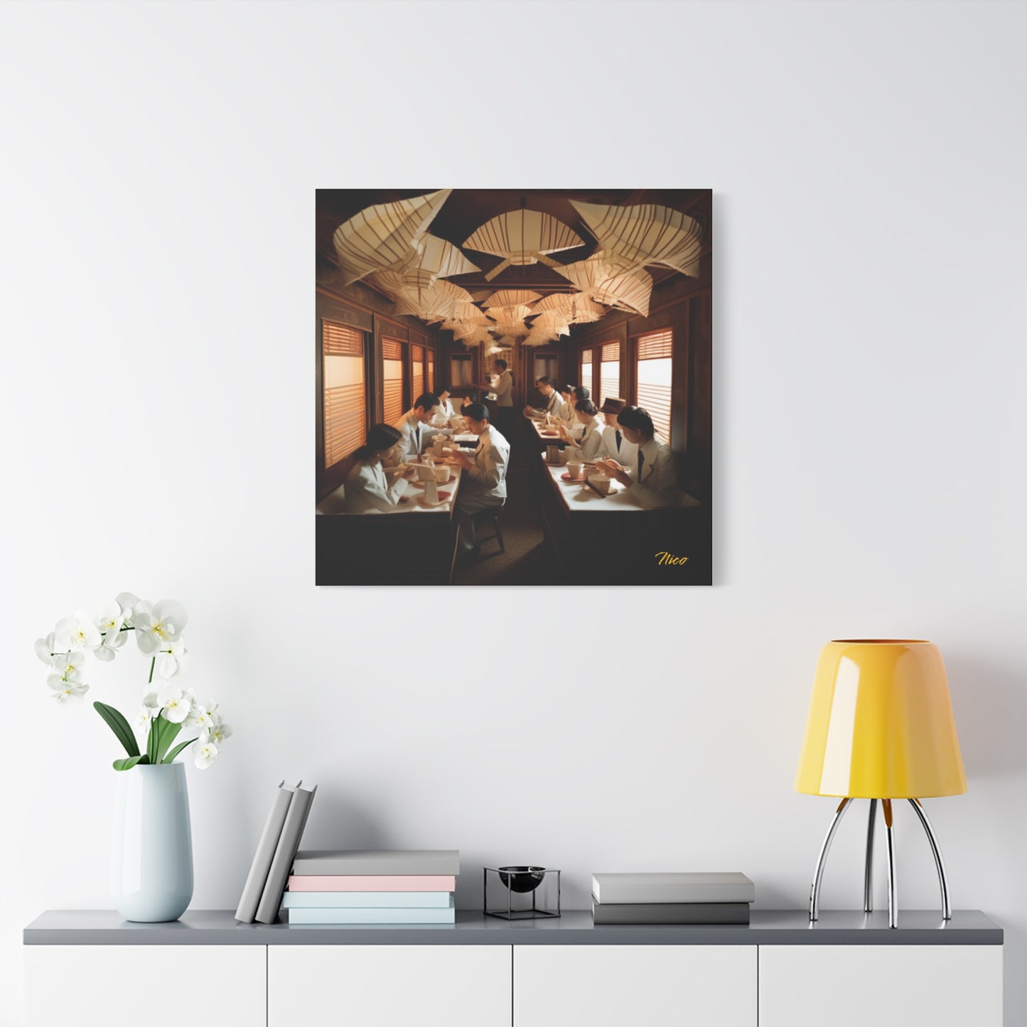 Orient Express Series Print #4 - Streched Matte Canvas Print, 1.25" Thick