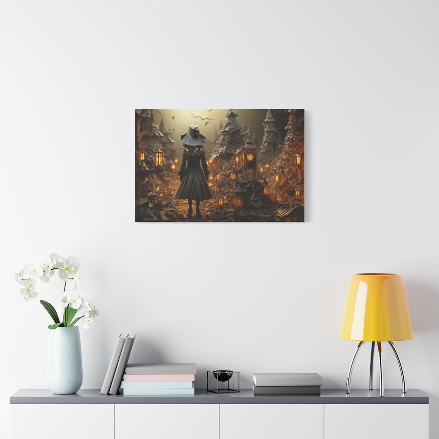Halloween 2024 Series Print #3 - Streched Matte Canvas Print, 1.25" Thick