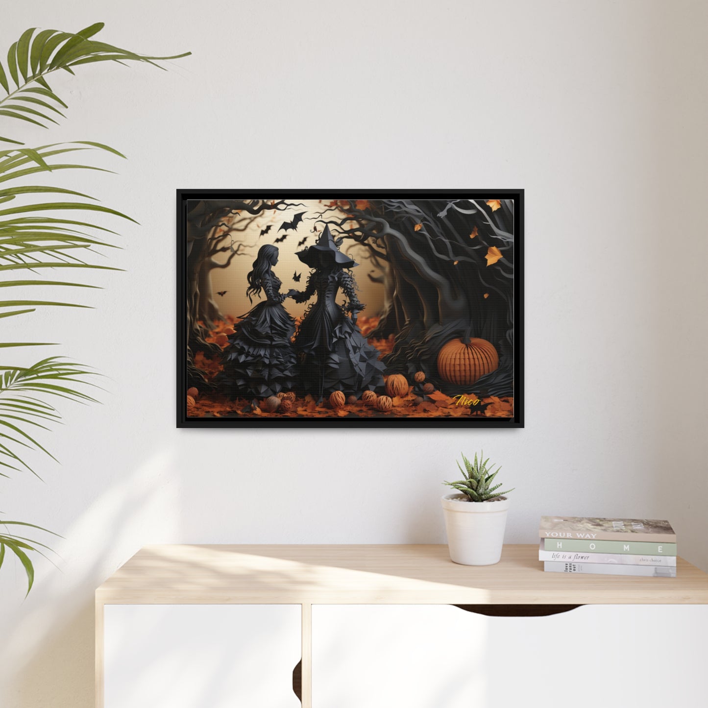 Halloween 2024 Series Print #9 - Black Framed Canvas Print