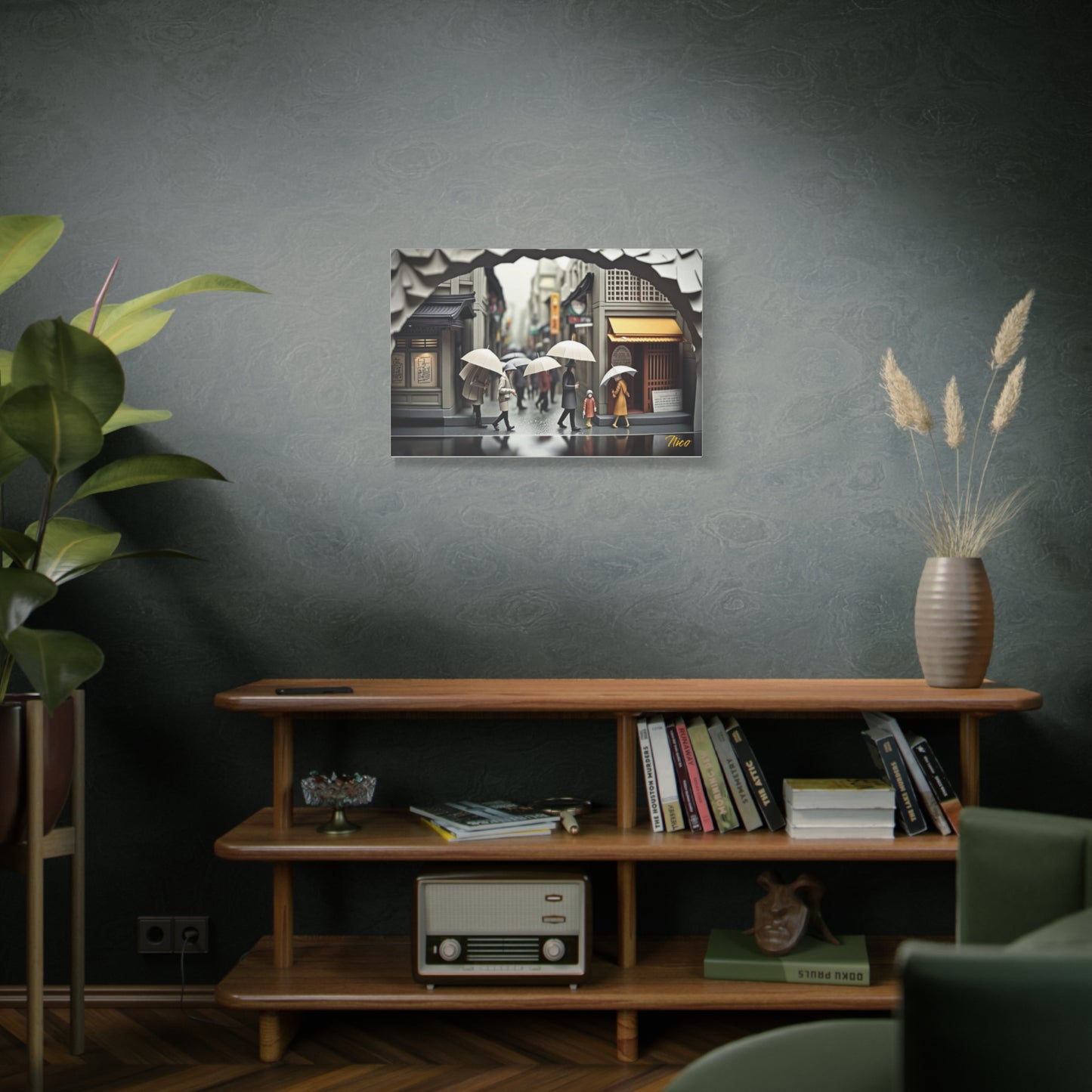 Rainy Days And Mondays Series Print #1 - Streched Matte Extended Canvas Print, 1.25" Thick