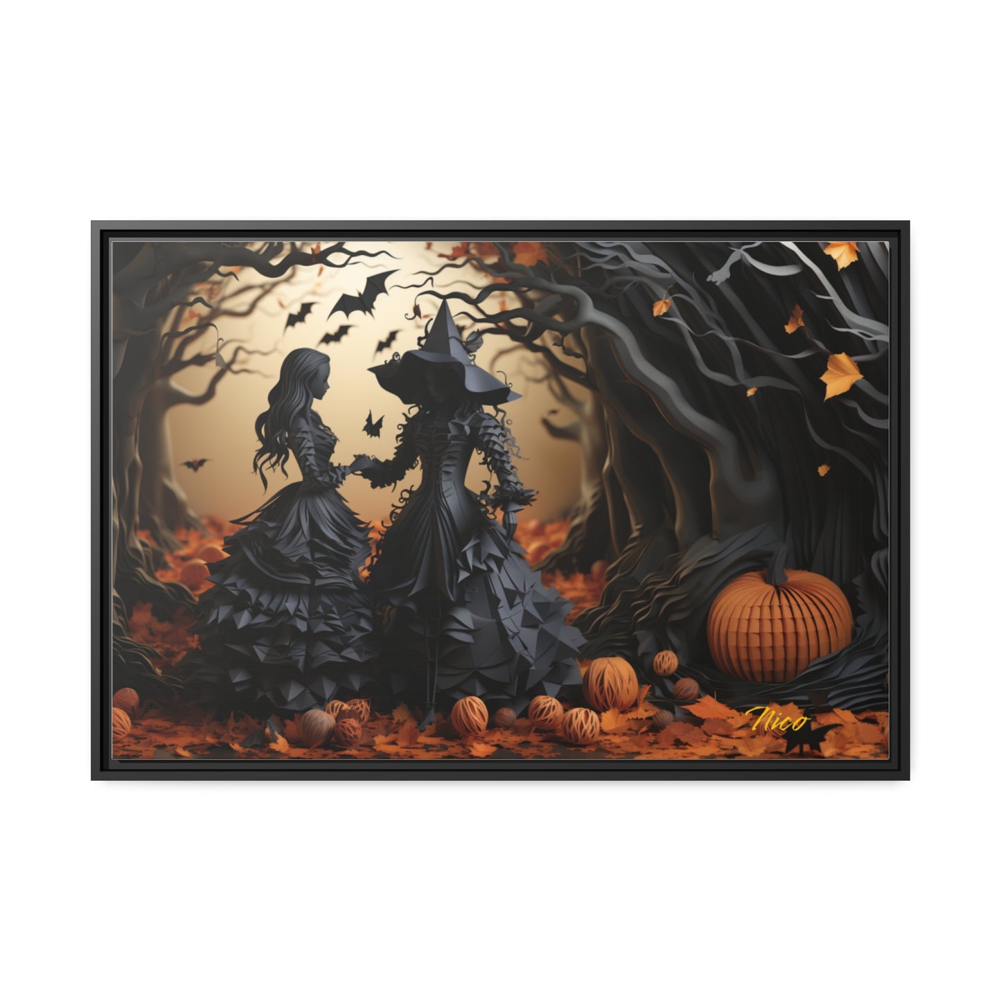 Halloween 2024 Series Print #9 - Black Framed Canvas Print