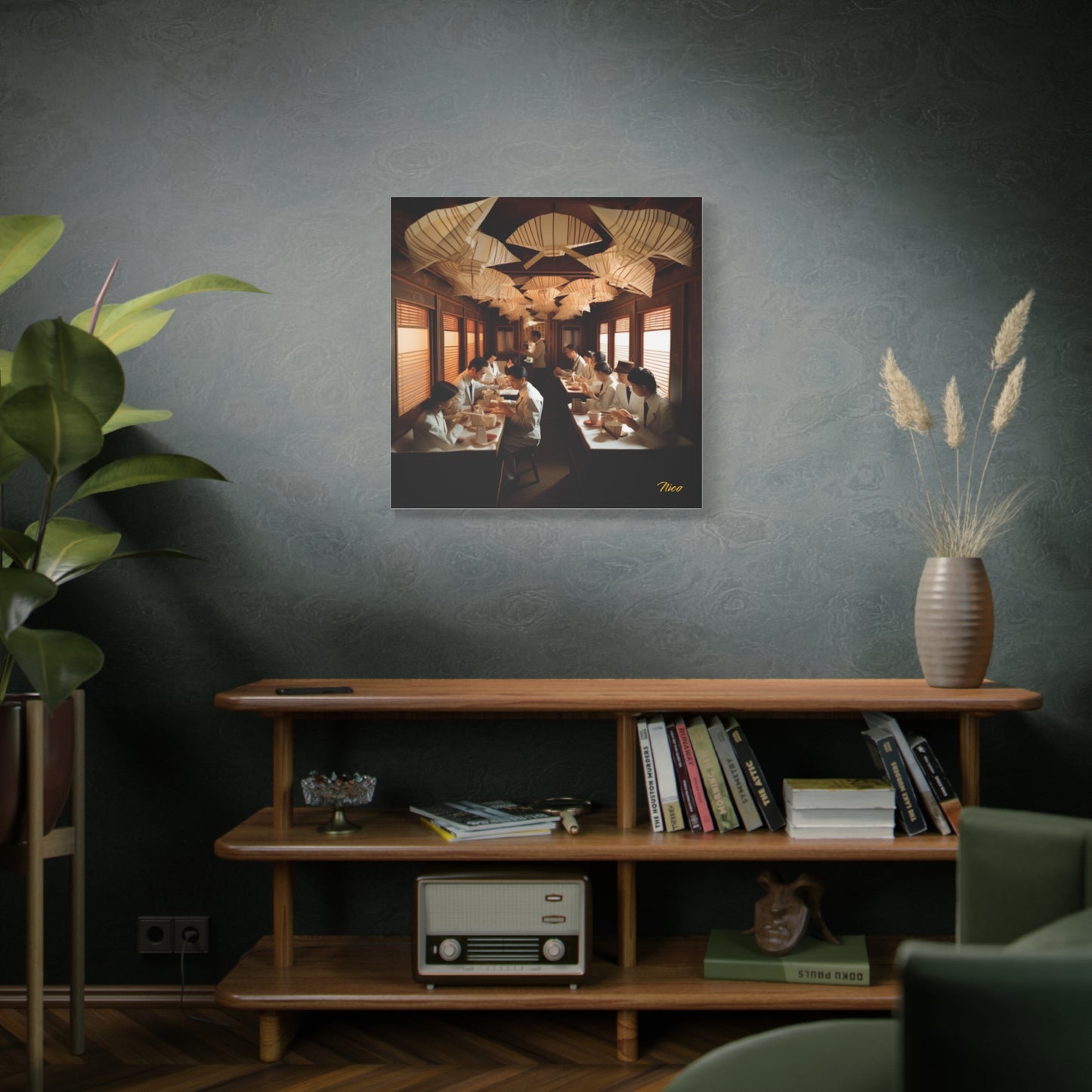 Orient Express Series Print #4 - Streched Matte Canvas Print, 1.25" Thick
