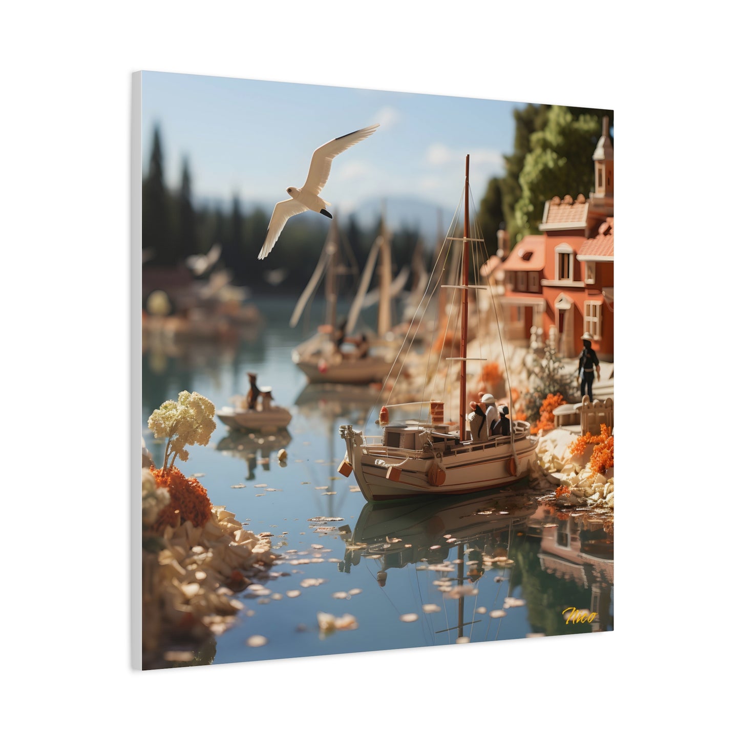 On The Docks By The Bay Series Print #6 - Streched Matte Canvas Print, 1.25" Thick
