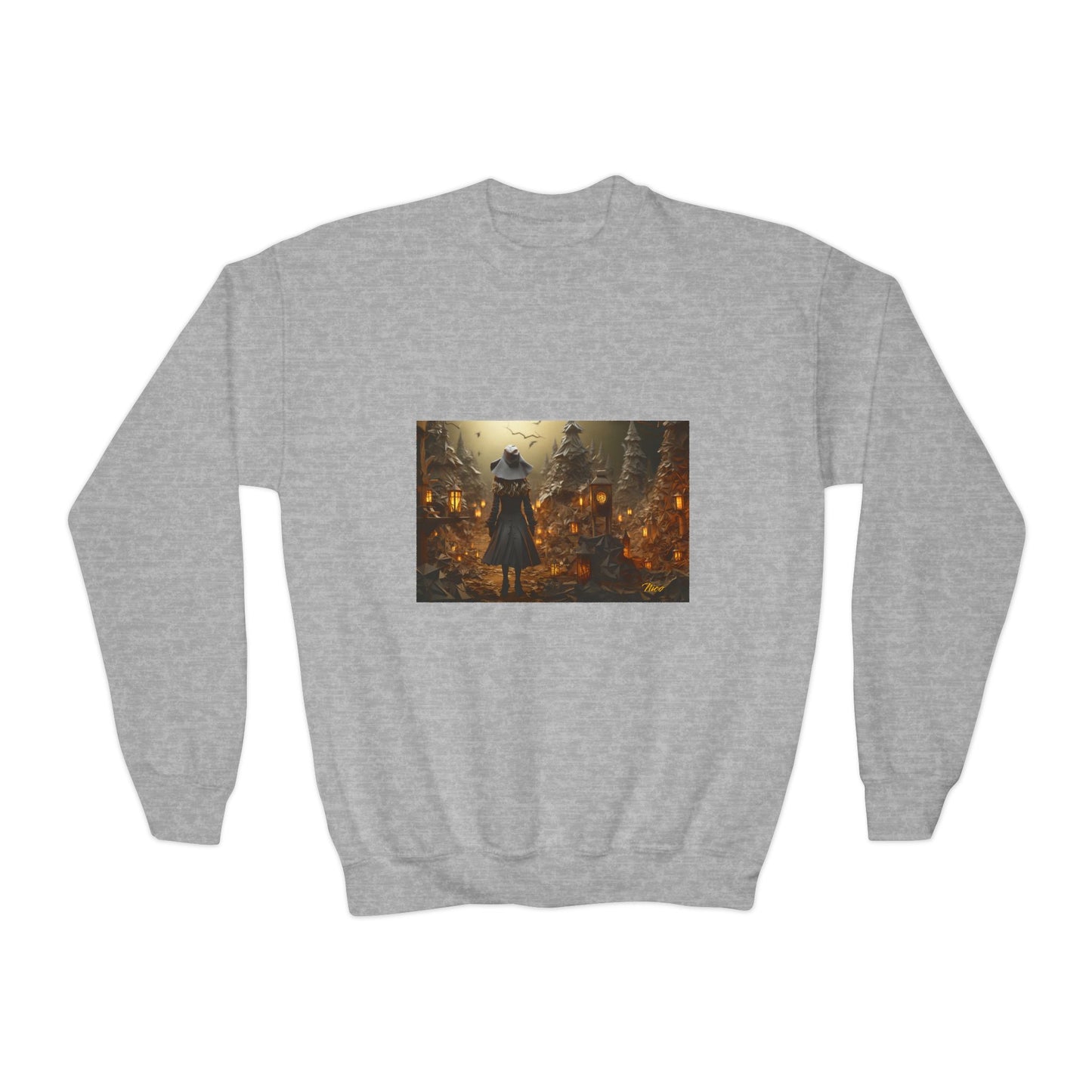 Halloween 2024 Series Print #3 Youth Crewneck Sweatshirt