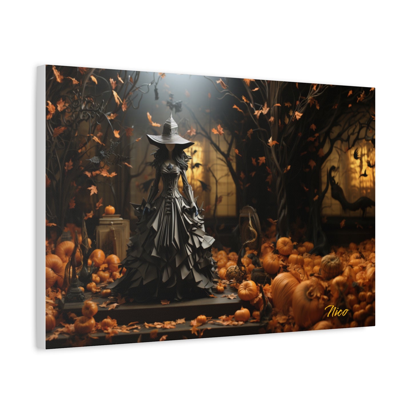 Halloween 2024 Series Print #10 - Streched Matte Canvas Print, 1.25" Thick